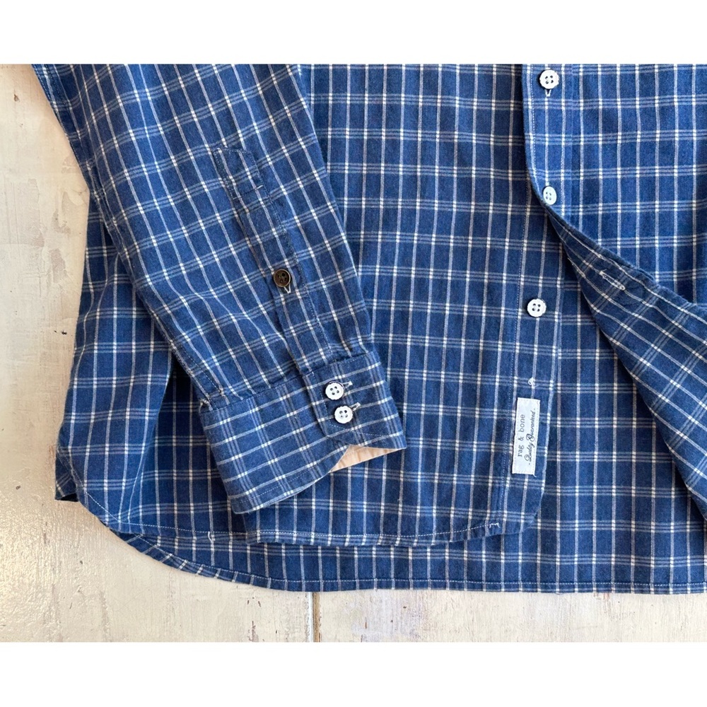 Men’s RAG AND BONE Button Down Sz. XL 100% Cotton - Picture 4 of 5